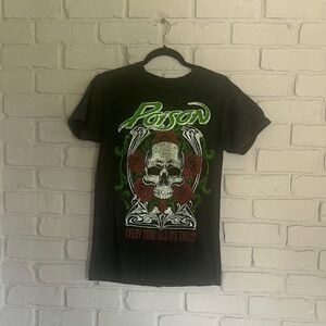 NWOT Poison Band Graphic Tee size S